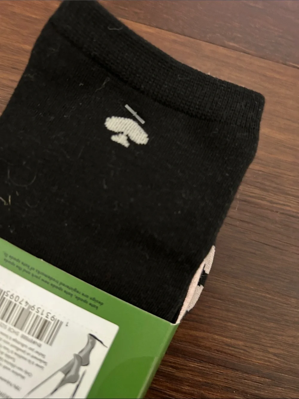 Kate Spade New York 3 Pack Black & Peach & Leopard Print Socks NWT